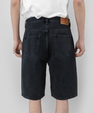 BEYOND MEDALS - JEANS SHORTS - Black