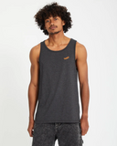 VOLCOM - PISTOL STONE TANK TOP - Heather Black