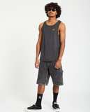 VOLCOM - PISTOL STONE TANK TOP - Heather Black