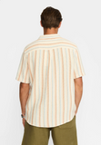 REVOLUTION - SHORT-SLEEVED CUBAN SHIRT 3242 - OffWhite
