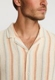 REVOLUTION - SHORT-SLEEVED CUBAN SHIRT 3242 - OffWhite