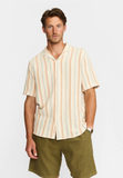 REVOLUTION - SHORT-SLEEVED CUBAN SHIRT 3242 - OffWhite