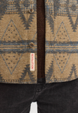 REVOLUTION - CASUAL OVERSHIRT 3280 - Blue