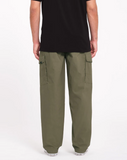 VOLCOM - BILLOW TAPERED ELASTICATED WAIST CARGO - Wintermoss
