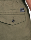 VOLCOM - BILLOW TAPERED ELASTICATED WAIST CARGO - Wintermoss