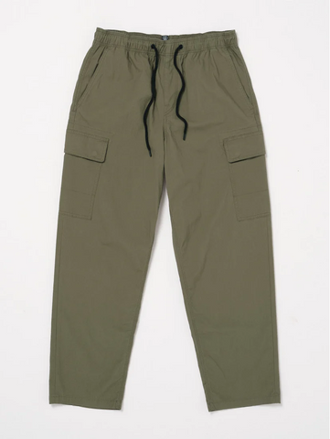 VOLCOM - BILLOW TAPERED ELASTICATED WAIST CARGO - Wintermoss