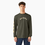 DICKIES X SPITFIRE LONG SLEEVE T-SHIRT // OLIVE GREEN