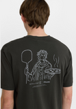REVOLUTION - PRINTED TEE 1429 PIZ - Black