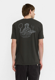 REVOLUTION - PRINTED TEE 1429 PIZ - Black