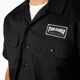 DICKIES X THRASHER WORK SHIRT - Black