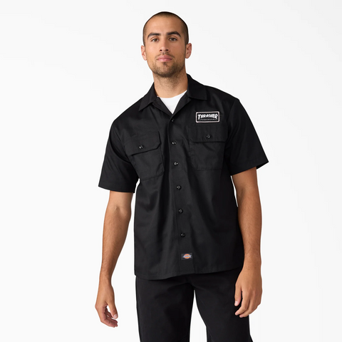 DICKIES X THRASHER WORK SHIRT - Black