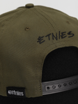 ETNIES - RP SNAPBACK CAP - Green Military
