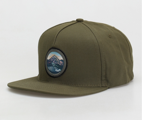 ETNIES - RP SNAPBACK CAP - Green Military