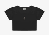 EMENTA - HMBOA IKON CROPPED TEE - Black