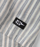 FORMER - REYNOLDS STRIPE SS SHIRT - Bone