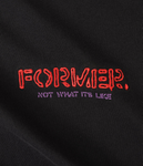 FORMER - GLOBAL MIND T-SHIRT - Black