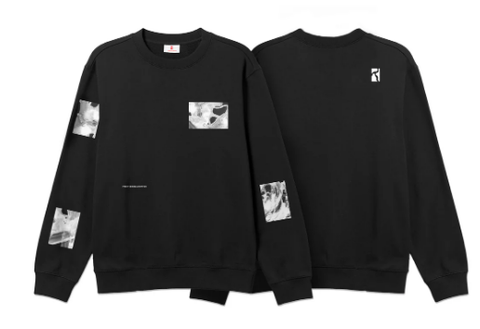 POETIC COLLECTIVE - Fluid crewneck sweater - BLACK