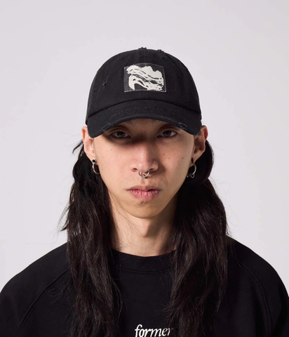 FORMER - DISTORT PATCH CAP // Black