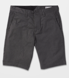 VOLCOM - FRICKIN MODERN STRETCH 21" SHORT - CHARCOAL HEATHER