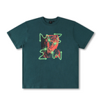 FORMER - CHAINED T-SHIRT - Petrol