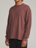 KATIN - BOX FIT LS TEE - French Roast Vintage Wash