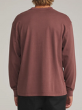 KATIN - BOX FIT LS TEE - French Roast Vintage Wash
