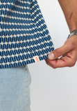 REVOLUTION - JAQUARD POLO SHIRT 3230 - Navy