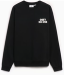 OBEY - OBEY NO ONE - CREWNECK // BLACK