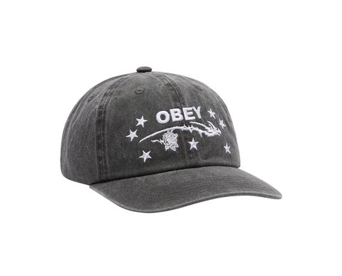 OBEY - PENN PIGMENT 6 PNL VELCRO - Pigment Black