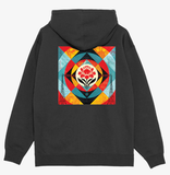 OBEY - GEOMETRIC POWER CANVAS PULLOVER // BLACK