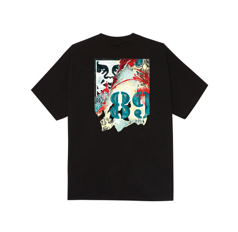 OBEY - LISBON ICON CLASSIC T-SHIRT - Black