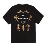 OBEY - ANGELS ABOVE CLASSIC TEE - Black