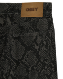 OBEY - CLASSIC BAGGY DENIM - Snake Print