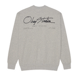 OBEY - AUTOGRAPH CREWNECK - Ash Grey
