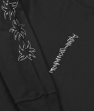 POETIC COLLECTIVE - ARM OUTLINES LONG SLEEVE- Black