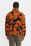 REVOLUTION - PRINTED TEDDY JACKET 7025 - Orange