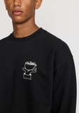 REVOLUTION - PRINTED CREWNECK 2788 ROA - Black