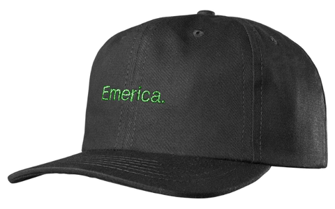 EMERICA - PURE GOLD DAD HAT - BLACK