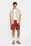 REVOLUTION - SHORT-SLEEVED CUBAN SHIRT / 3252 - OffWhite