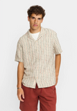 REVOLUTION - SHORT-SLEEVED CUBAN SHIRT / 3252 - OffWhite
