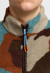 REVOLUTION - PRINTED TEDDY JACKET / 7023 - Brown