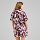 DEDICATED - SHIRT TORUP LINES & STICKS - Fig Red