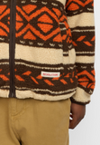 REVOLUTION - PRINTED TEDDY JACKET / 7021 - Orange