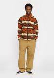 REVOLUTION - PRINTED TEDDY JACKET / 7021 - Orange