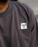 LAKAI X RIPNDIP - LORD NERM POCKET TEE - Dark Grey