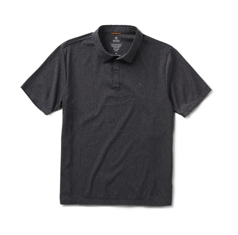 ROARK - BLESS UP BREATHABLE STRETCH POLO SHIRT - Black