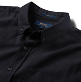 ROARK - SCHOLAR STRETCH LONG SLEEVE BUTTON UP SHIRT - Black