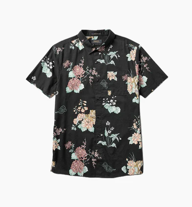 ROARK - TIGER LOTUS BY JAMIE THOMAS SHIRT - Black