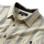 ROARK - JOURNEY SHORT SLEEVE BUTTON UP SHIRT - Stripe Seafoam