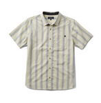 ROARK - JOURNEY SHORT SLEEVE BUTTON UP SHIRT - Stripe Seafoam